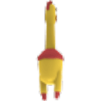 Rubber Chicken Rattle  - Rare from Gifts